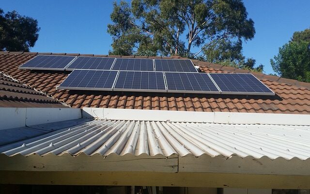 zonnepanelen pakket op dak